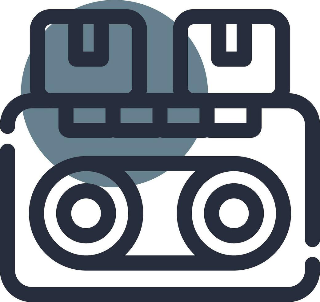 Cyber Physical System Creative Icon Design vector