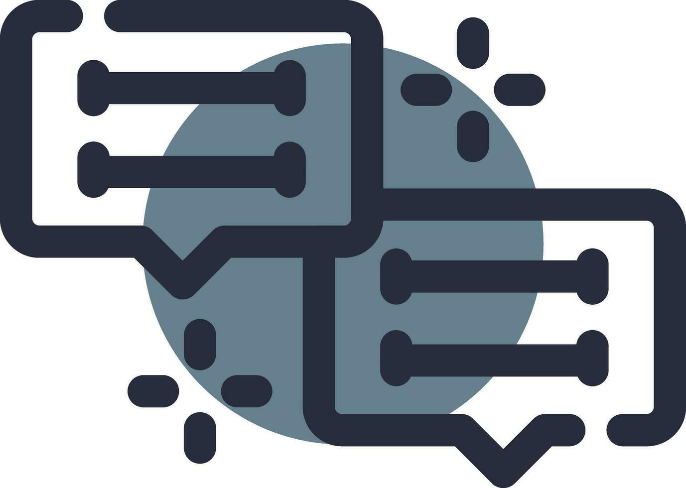 Conversation Creative Icon Design vector