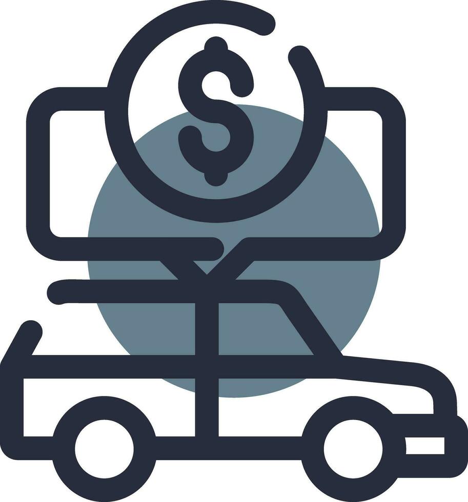Fare Creative Icon Design vector