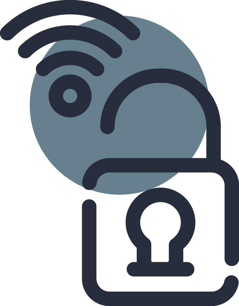 Padlock Creative Icon Design vector