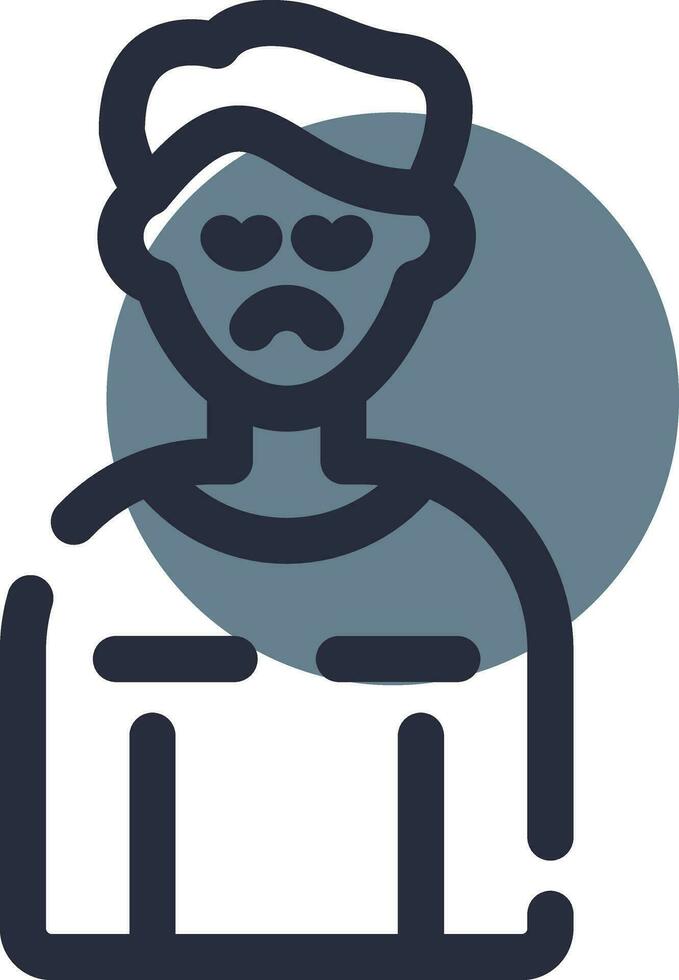 Grief Creative Icon Design vector
