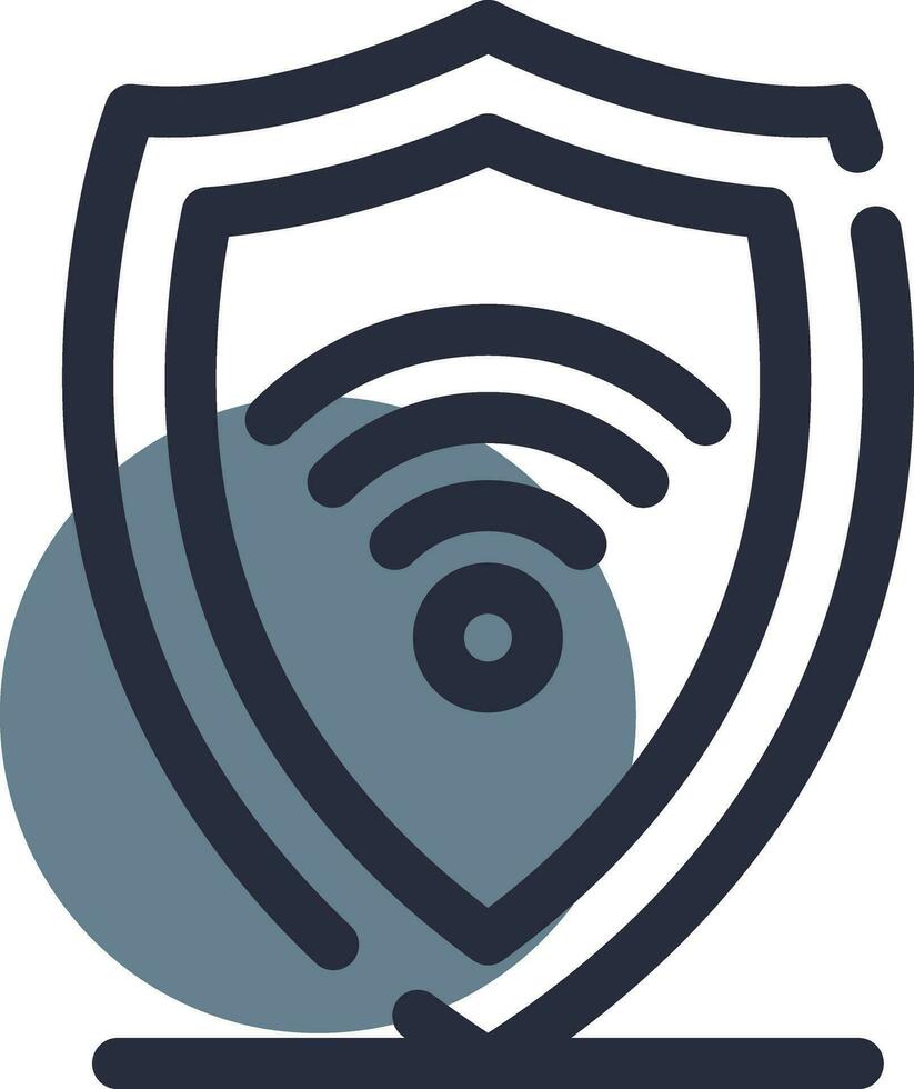 Smart Shield Creative Icon Design vector