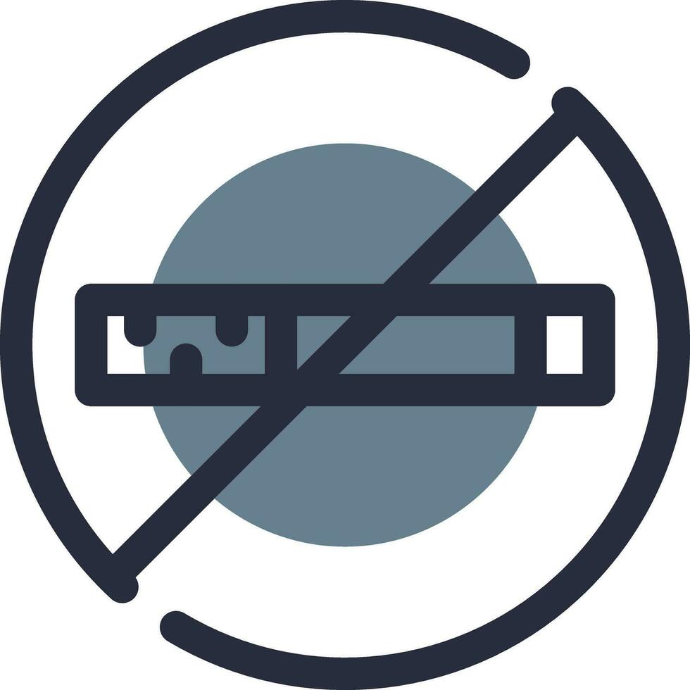 No Smoking Creative Icon Design vector