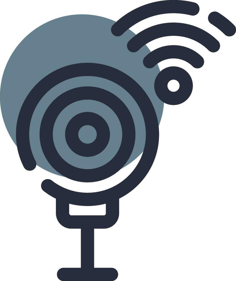 Smart Webcam Creative Icon Design vector