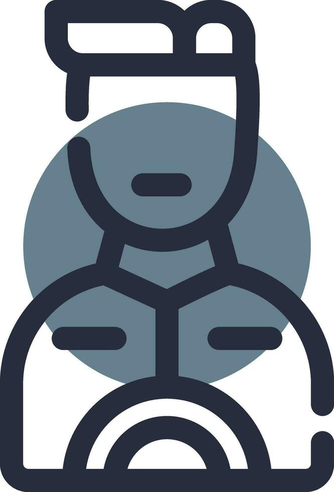 Taxi Driver Creative Icon Design vector