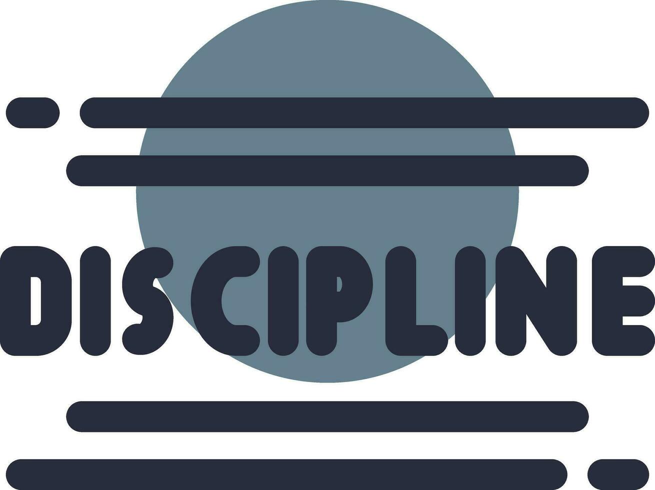 disciplina creativo icono diseño vector