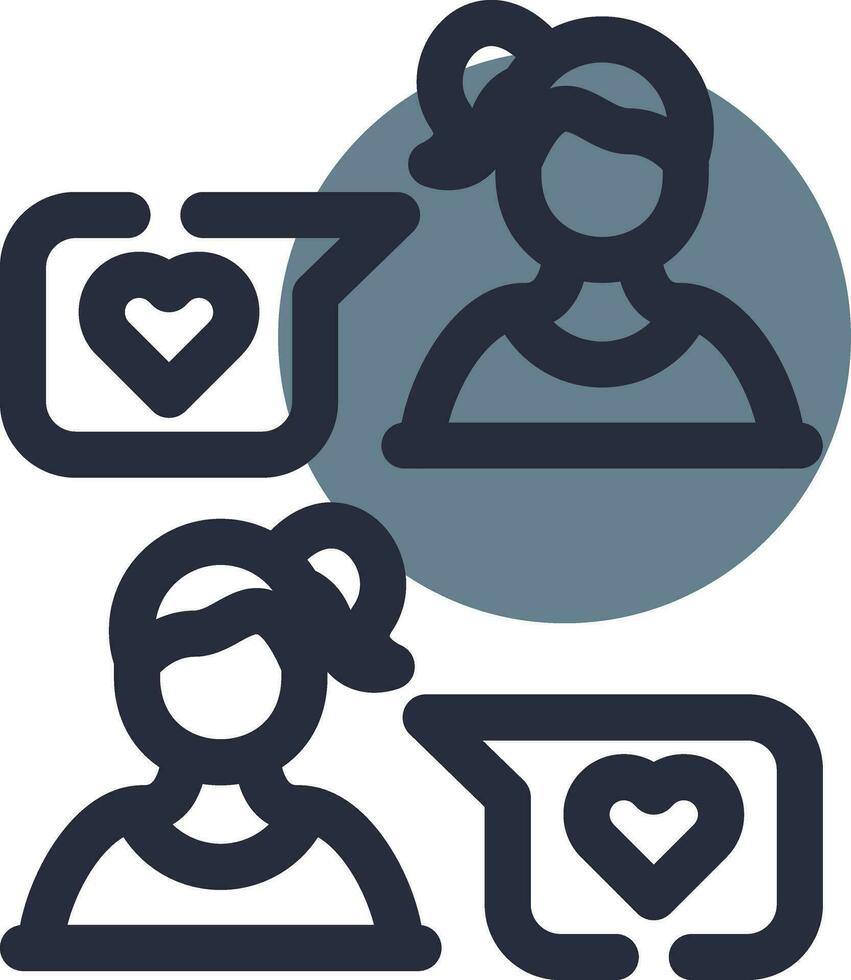 Friendship Creative Icon Design vector