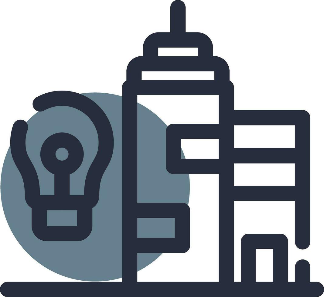 Building a Business Creative Icon Design vector