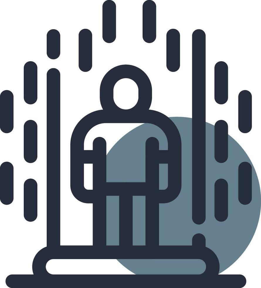 Teleportation Creative Icon Design vector