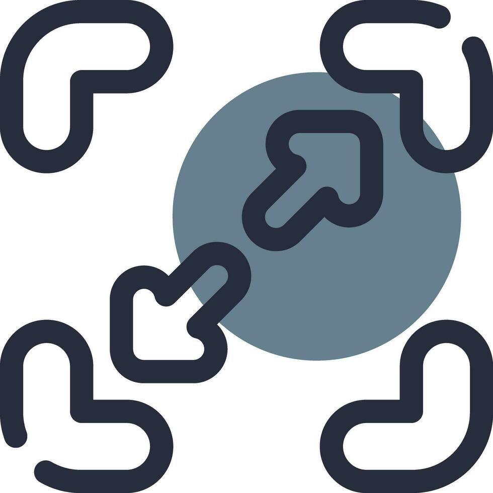 Line Sesa Circle vector