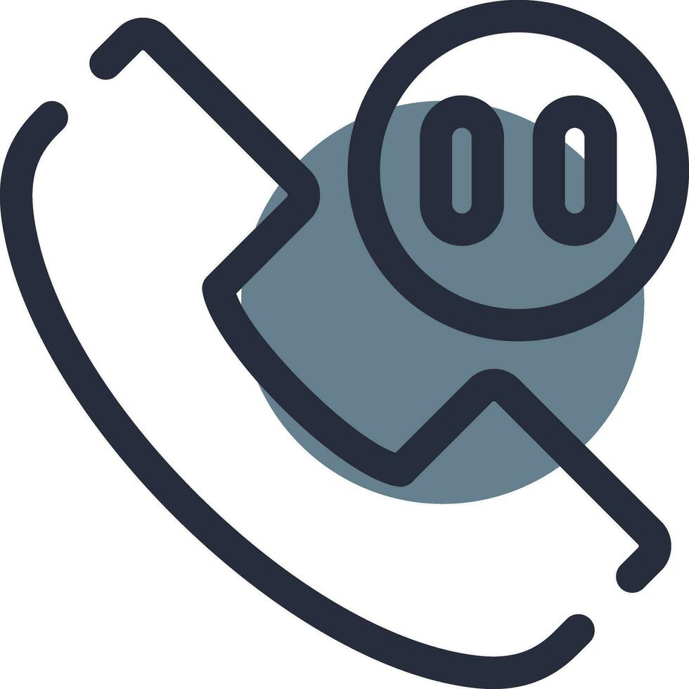 Phone Pause Creative Icon Design vector