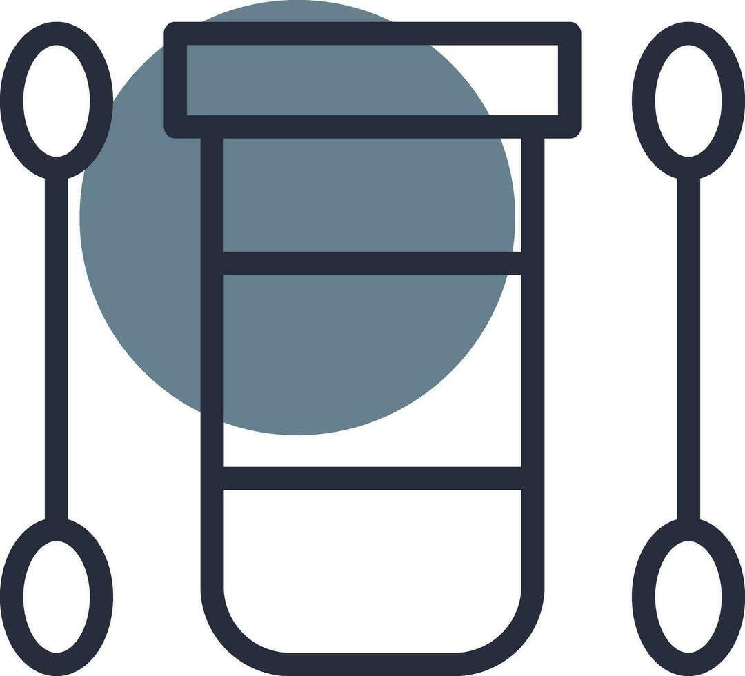 Cotton Swab Creative Icon Design vector