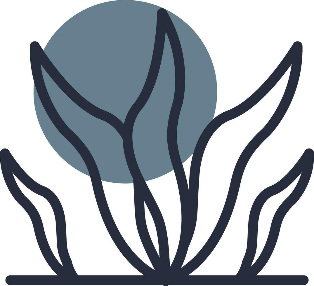 Alga Creative Icon Design vector