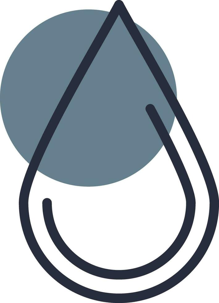 Water Drop Creative Icon Design vector