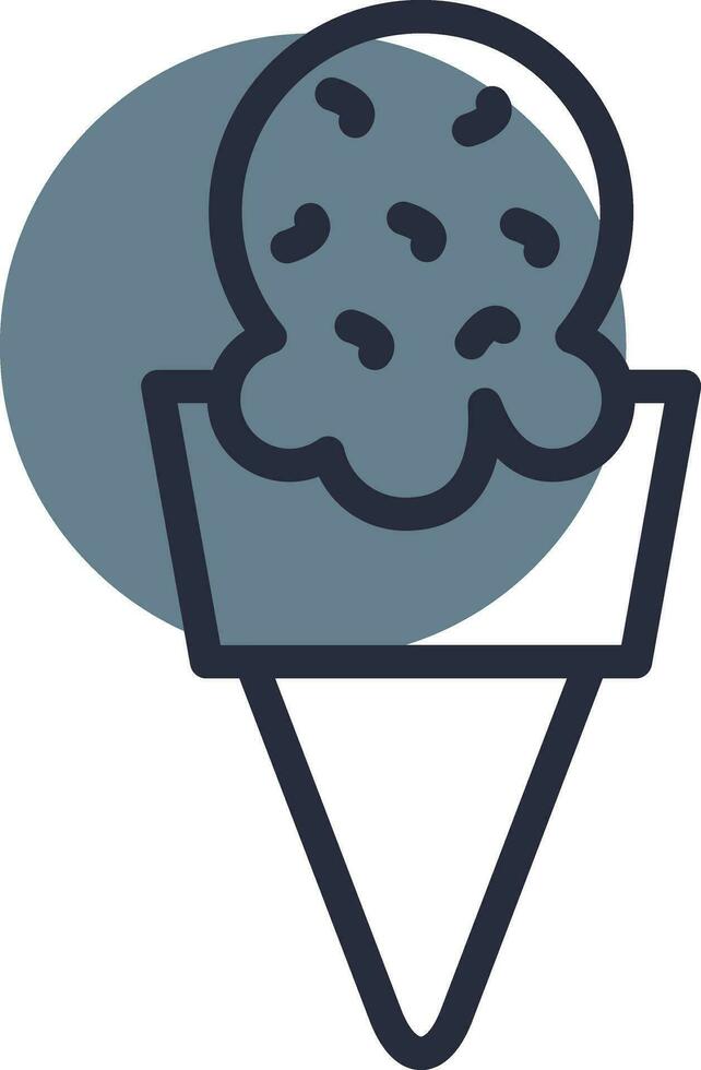 Ice Cream Creative Icon Design vector
