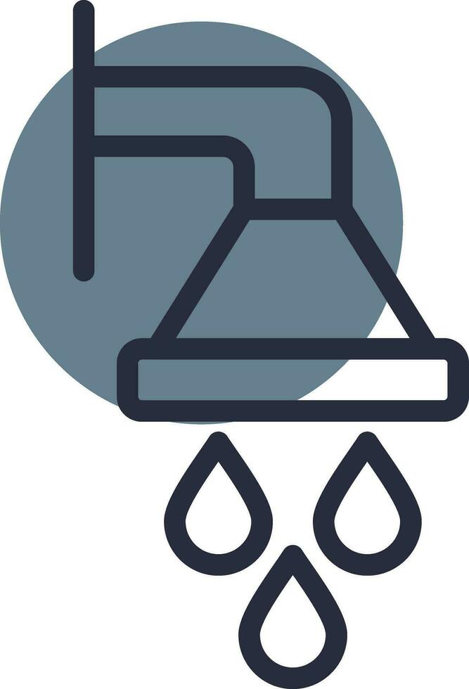 Shower Creative Icon Design vector