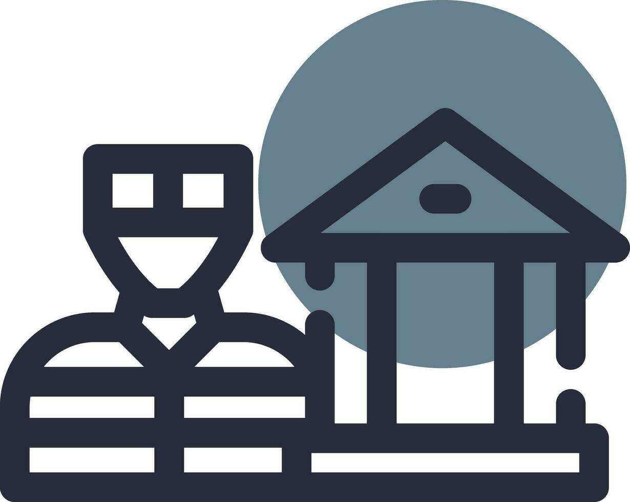 Bank Robbery Creative Icon Design vector