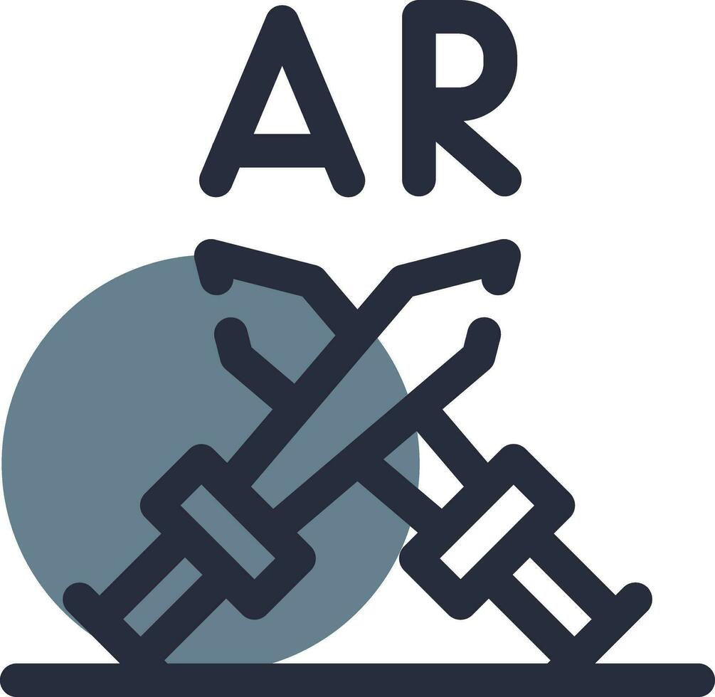 Ar Fighting Creative Icon Design vector