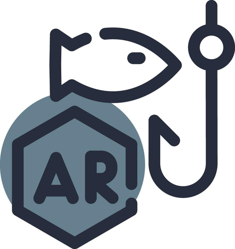 Arkansas pescar creativo icono diseño vector