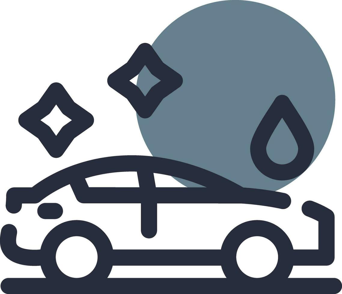 Car Wash Creative Icon Design vector
