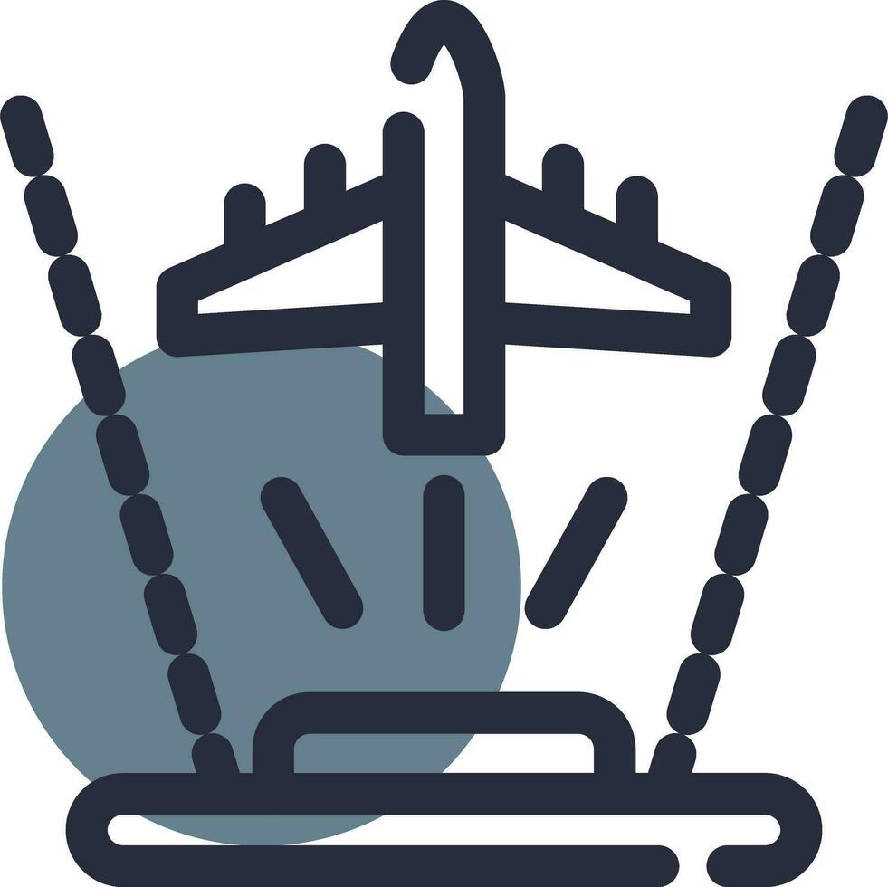 Ar Flight Training Creative Icon Design vector