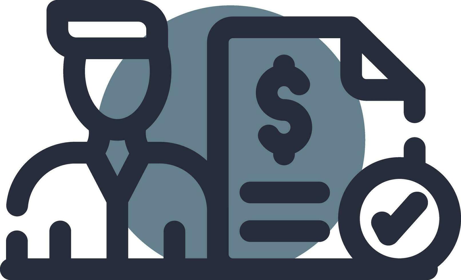 Dealer Invoice Creative Icon Design vector