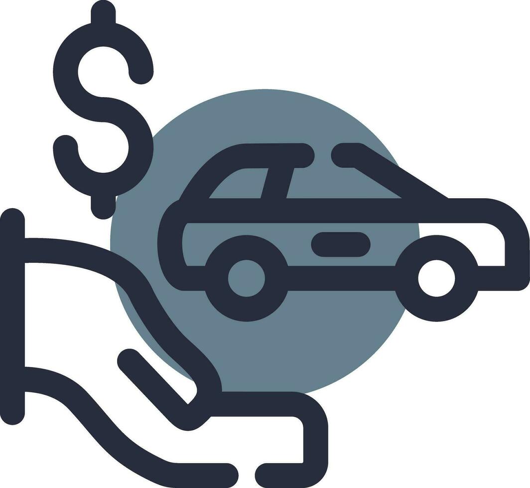 Dealer Holdback Creative Icon Design vector