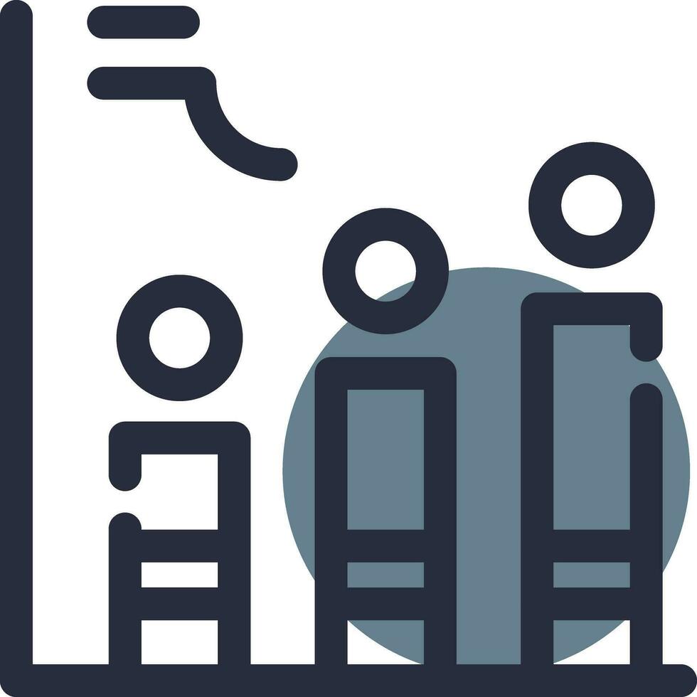 Histogram Creative Icon Design vector