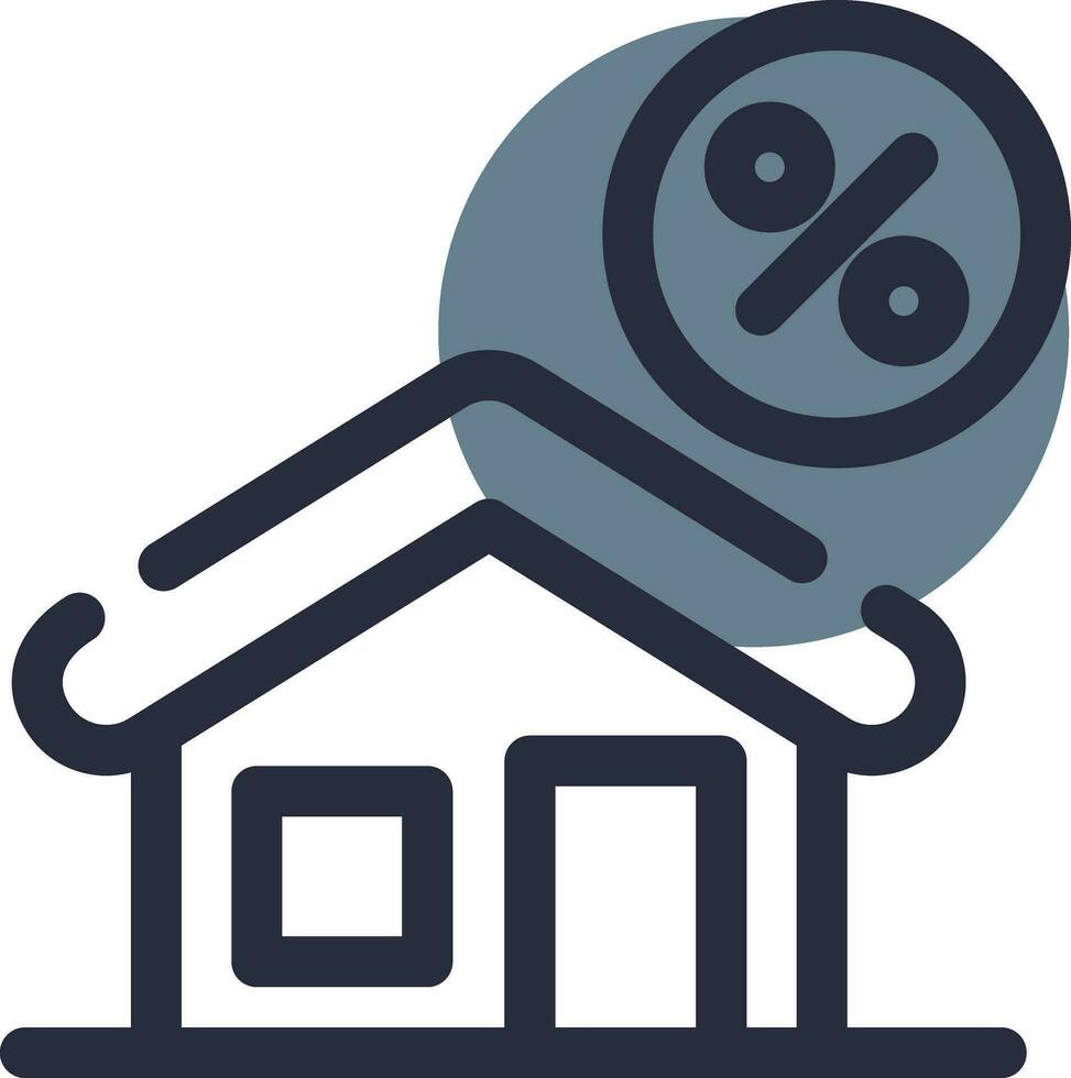 Home Mortgage Creative Icon Design vector