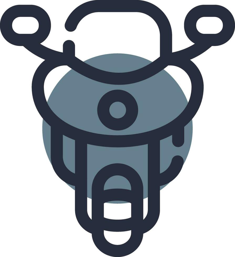 Motorbike Creative Icon Design vector