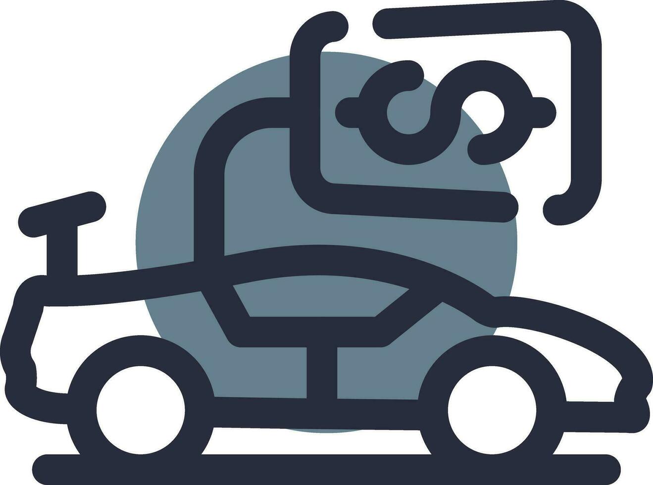 Vehicle Sales Creative Icon Design vector