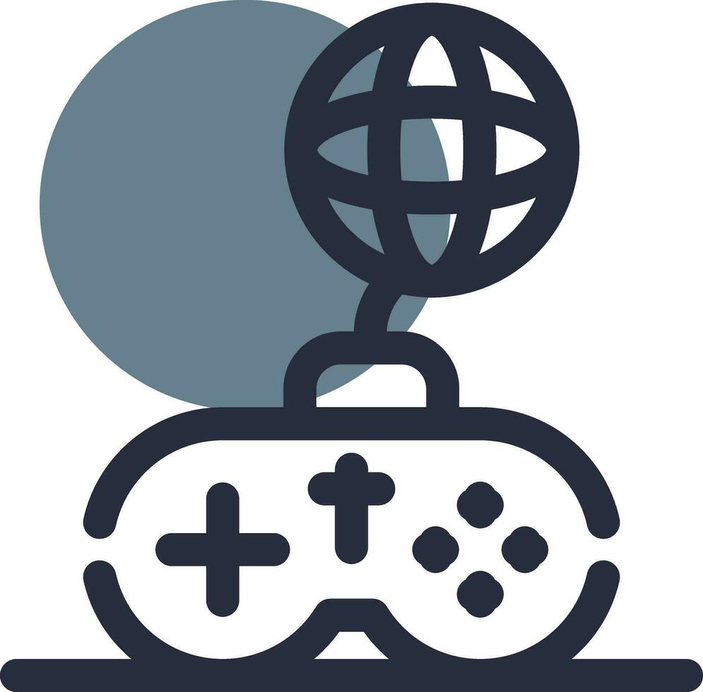 Online Games Creative Icon Design vector