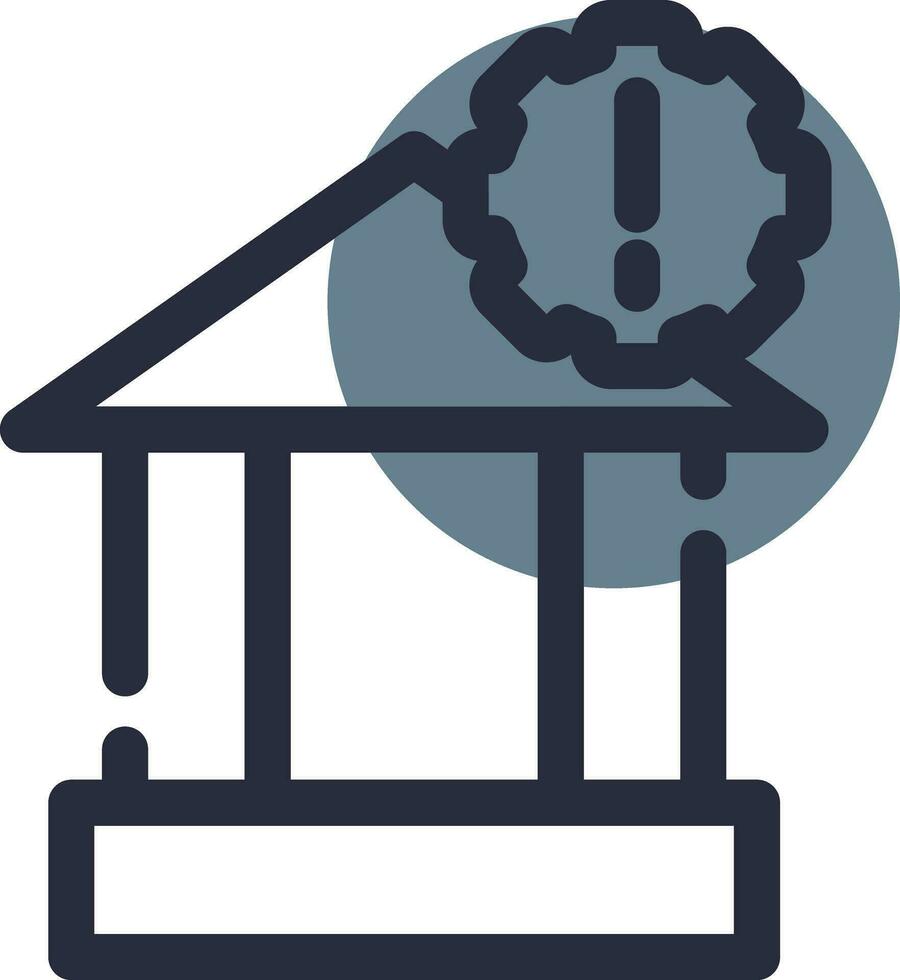 Operational Risk Creative Icon Design vector