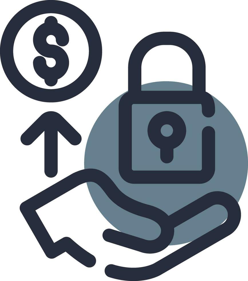 Private Offering Creative Icon Design vector