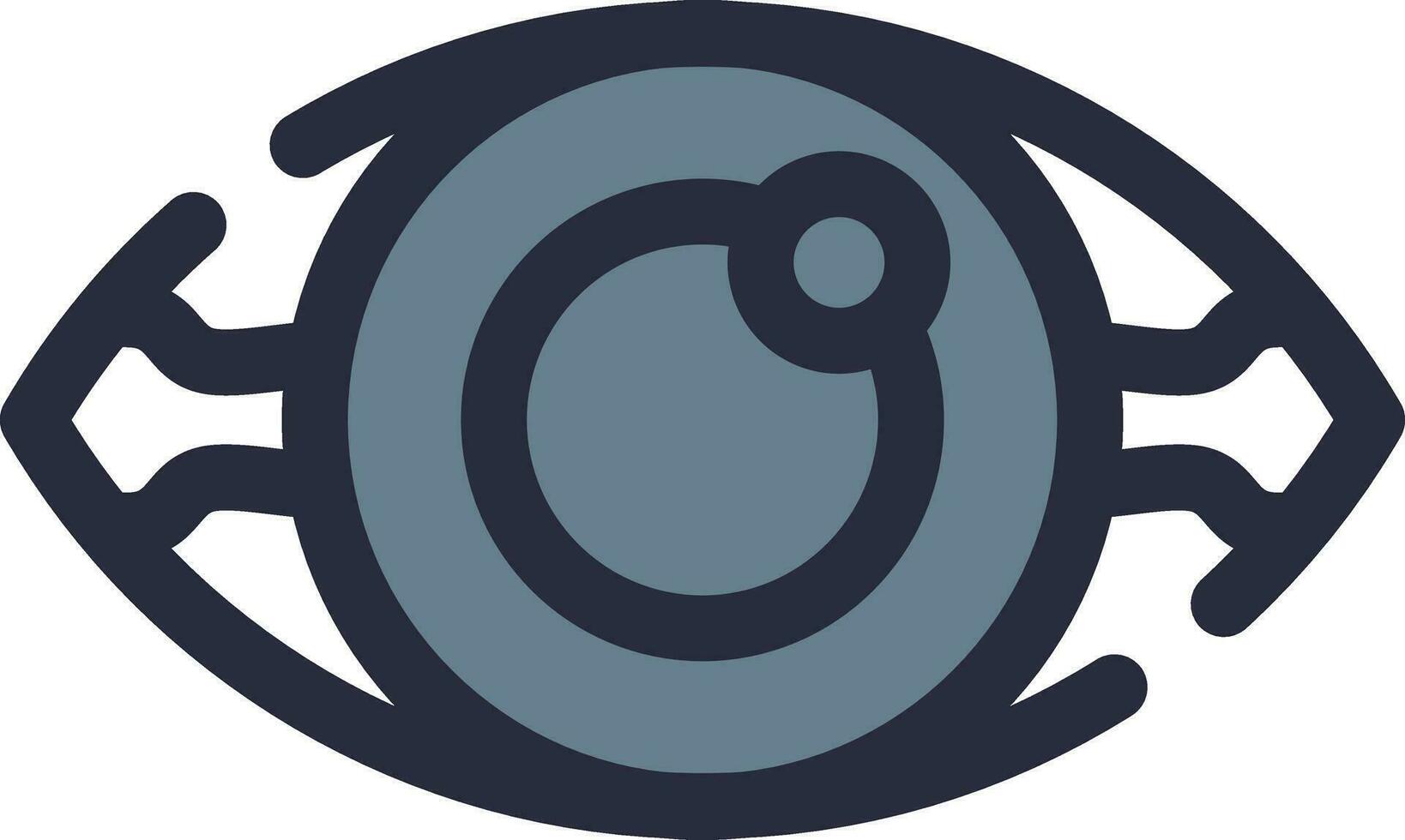 Cataract Creative Icon Design vector