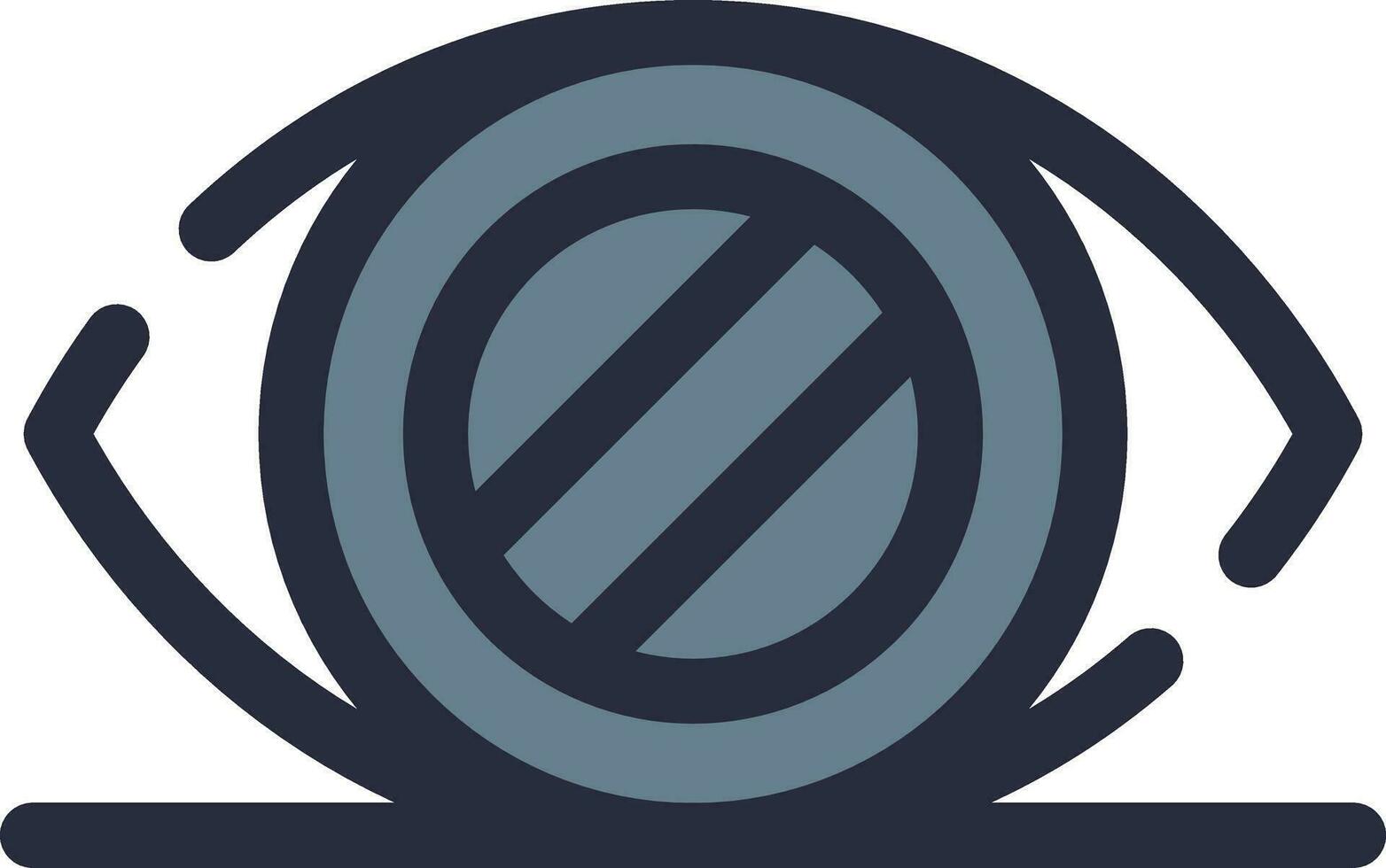 Glaucoma Creative Icon Design vector