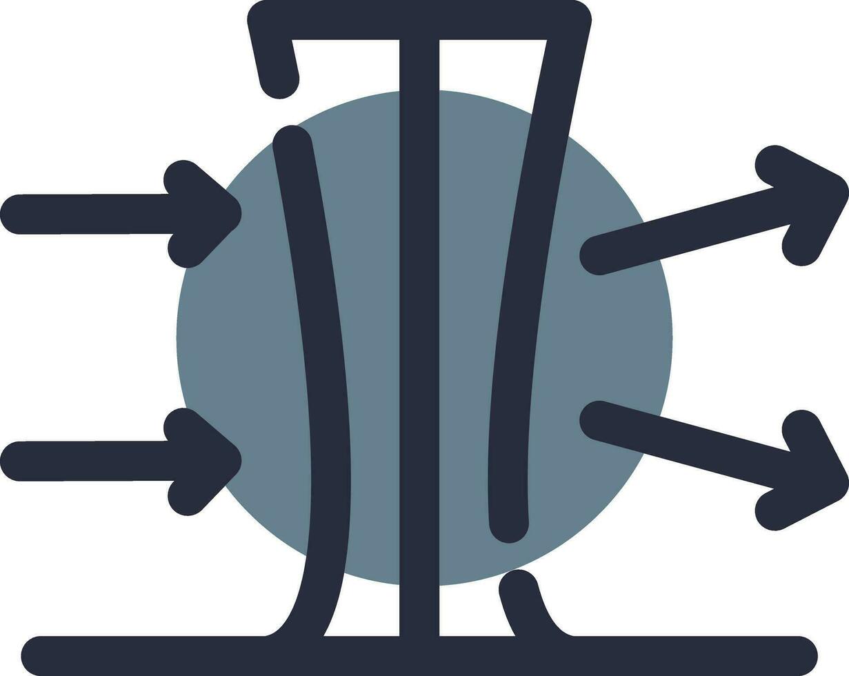 Normal Index Lenses Creative Icon Design vector