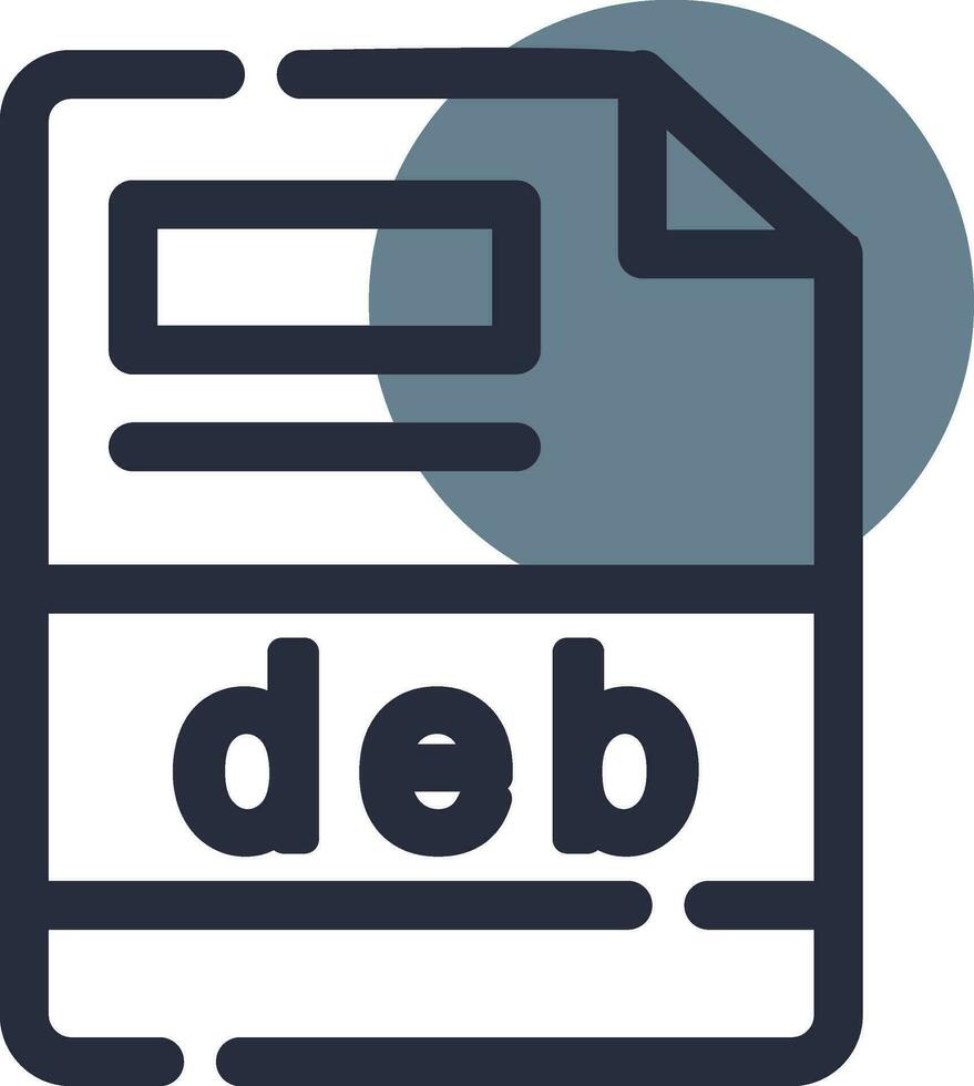 deb Creative Icon Design vector