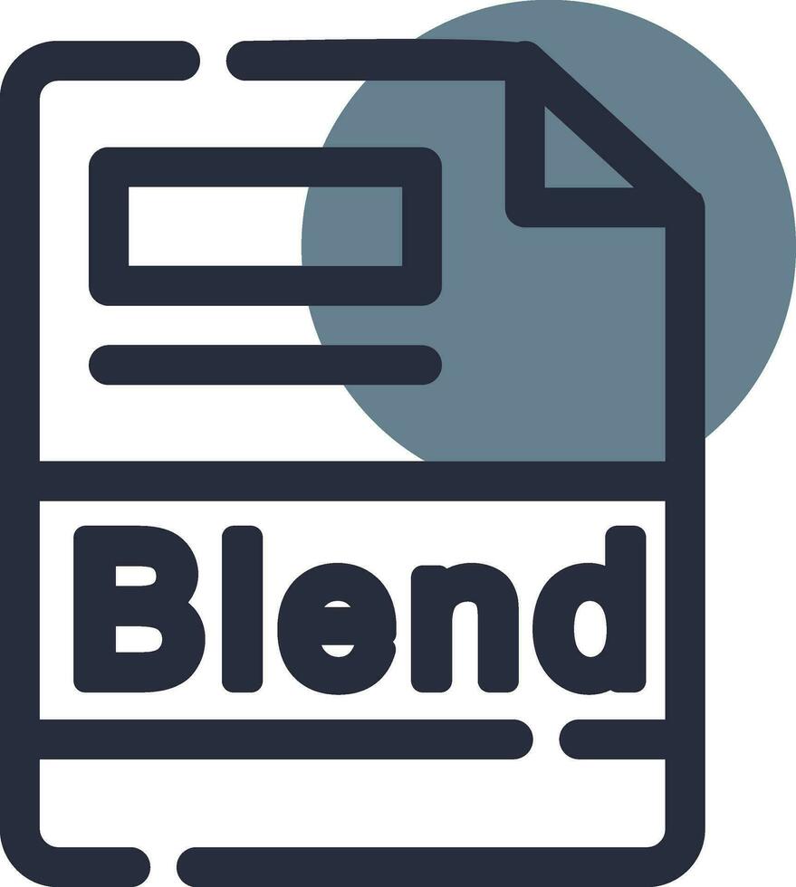 Blend Creative Icon Design vector