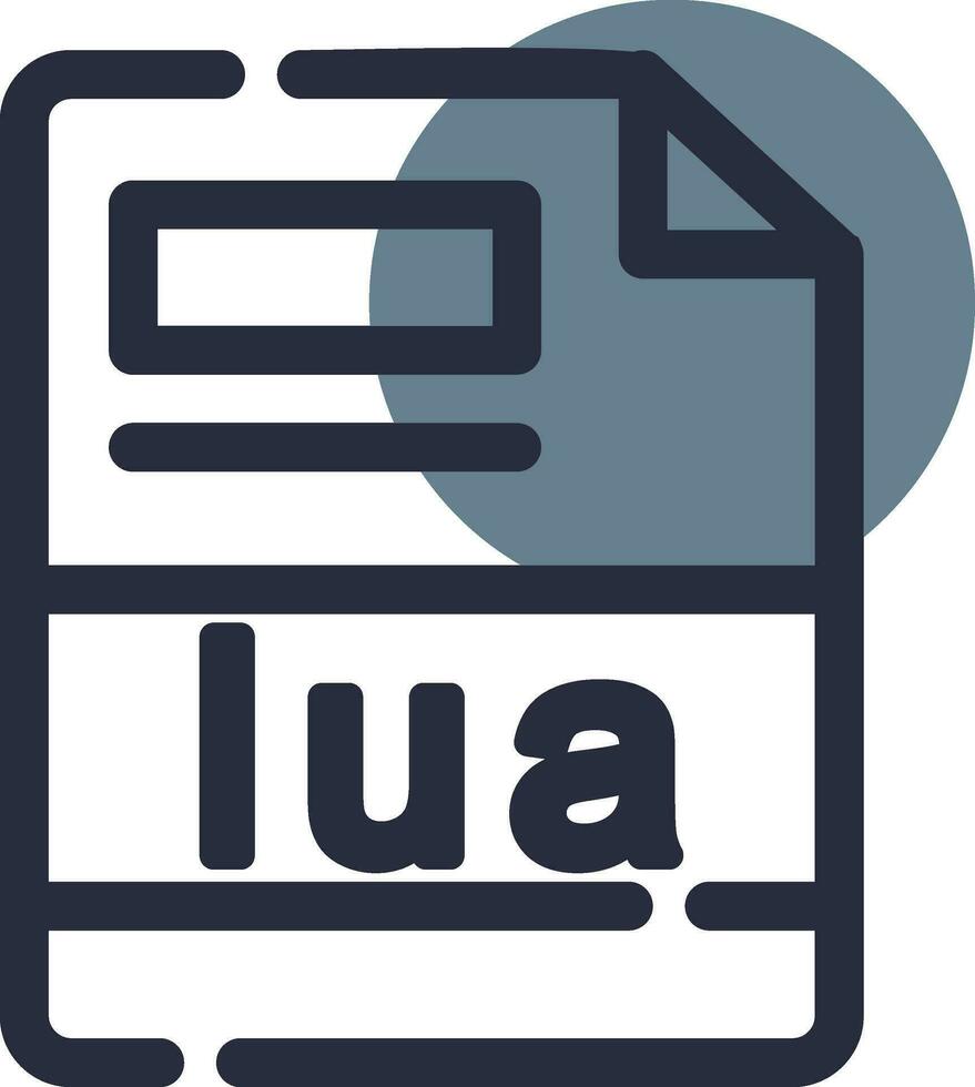 lua Creative Icon Design vector