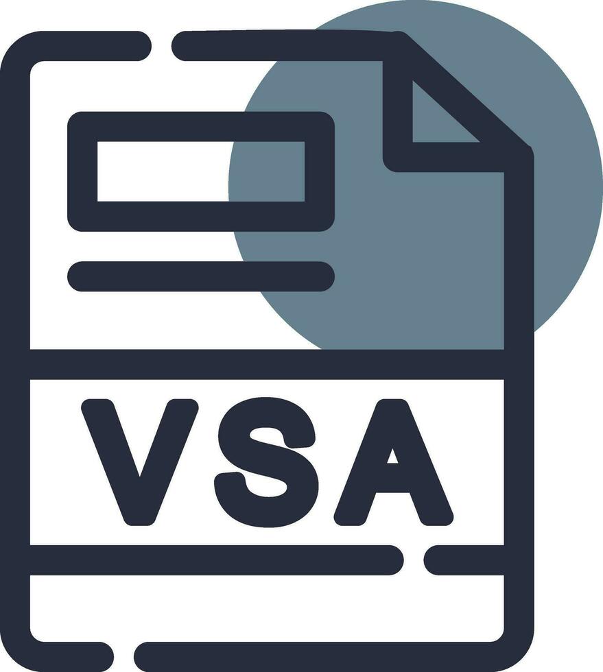 vsa creativo icono diseño vector