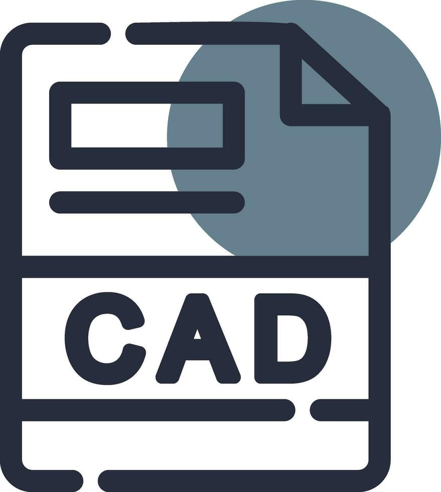 CAD Creative Icon Design vector
