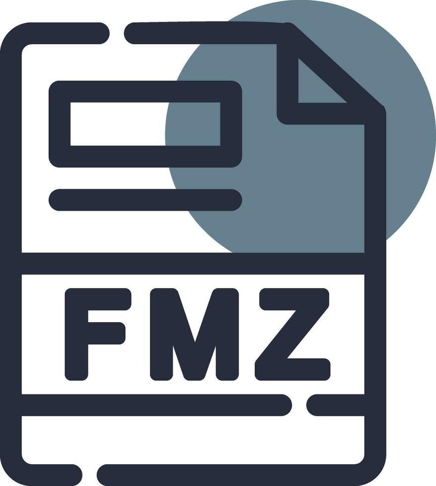 fmz creativo icono diseño vector