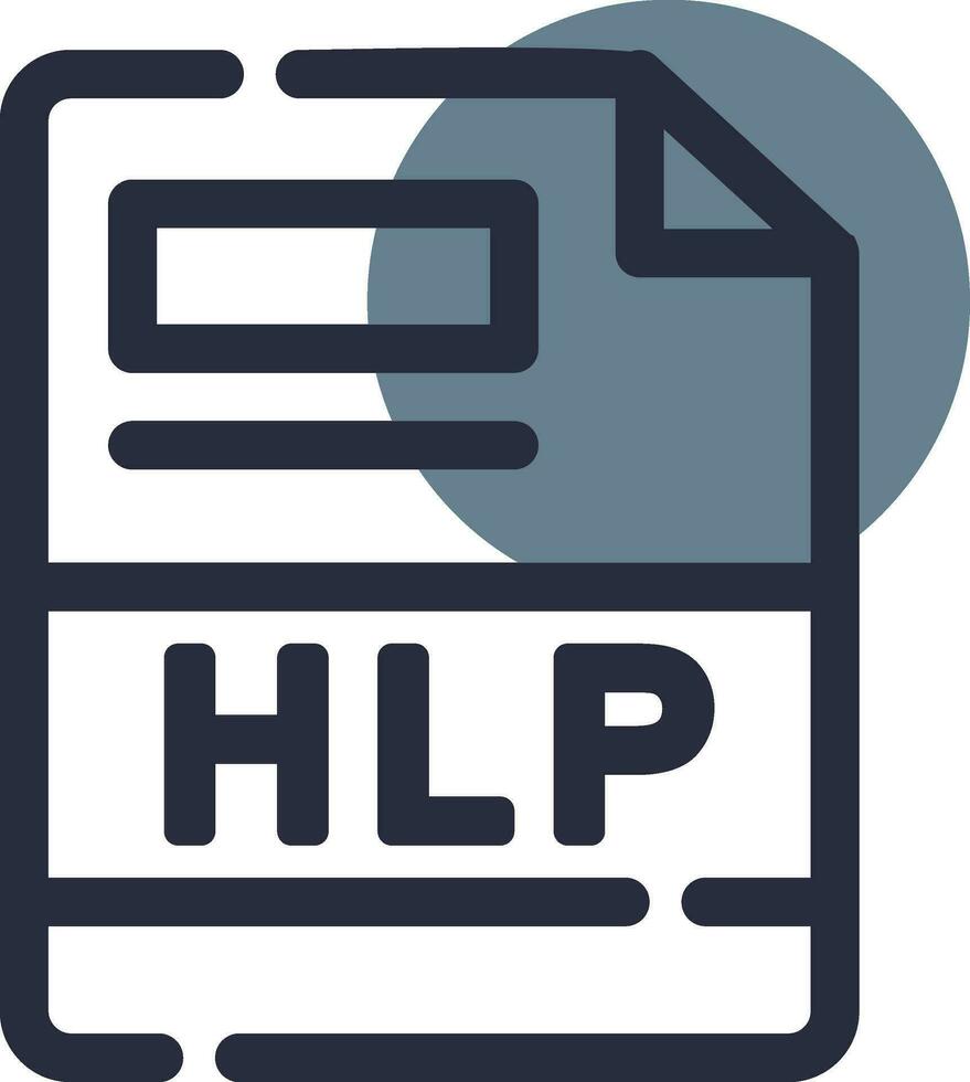 HLP Creative Icon Design vector