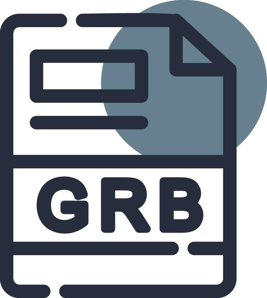 GRB Creative Icon Design vector