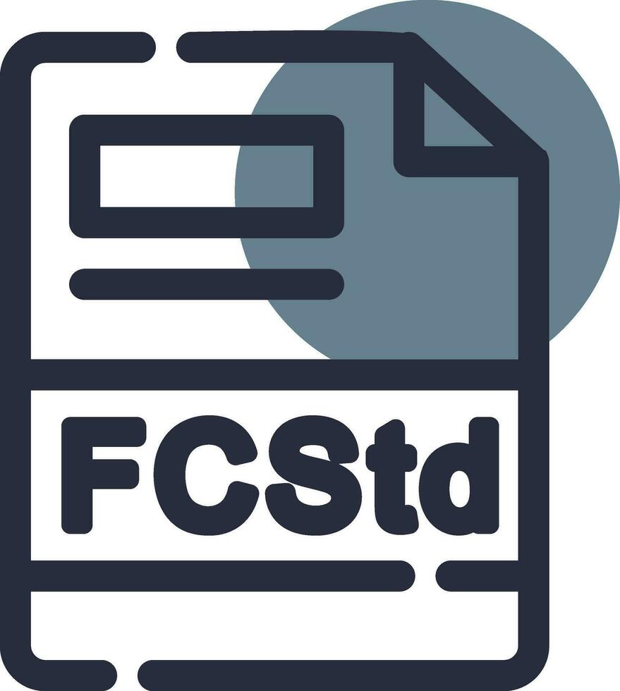 fcstd creativo icono diseño vector