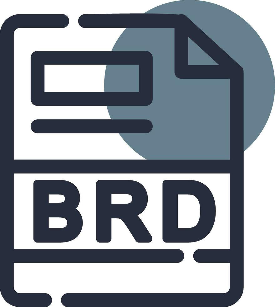 BRD Creative Icon Design vector