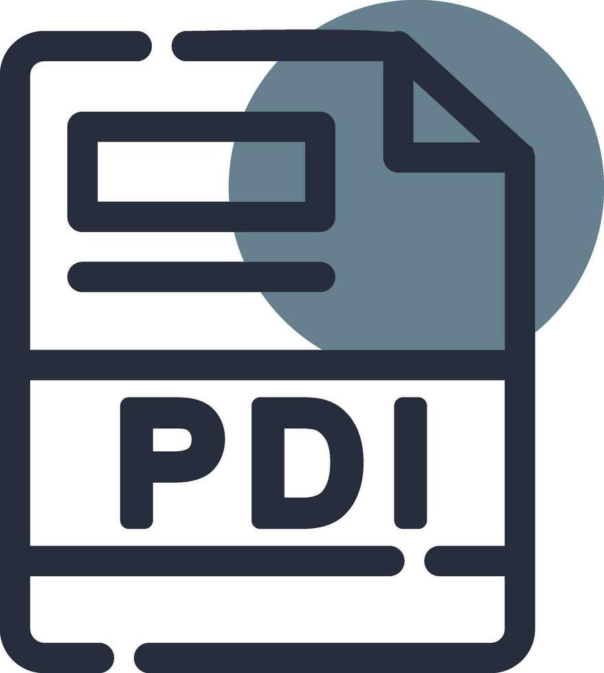 PDI Creative Icon Design vector