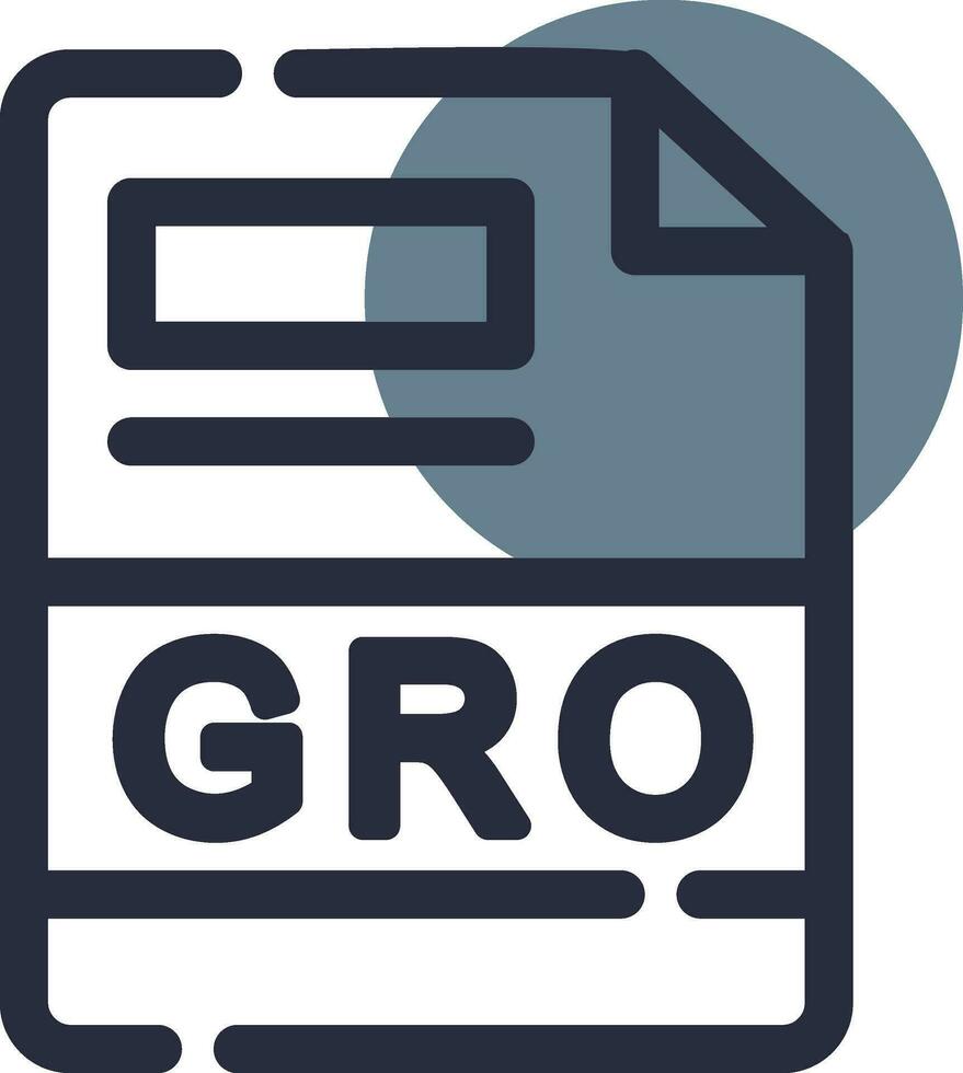 GRO Creative Icon Design vector