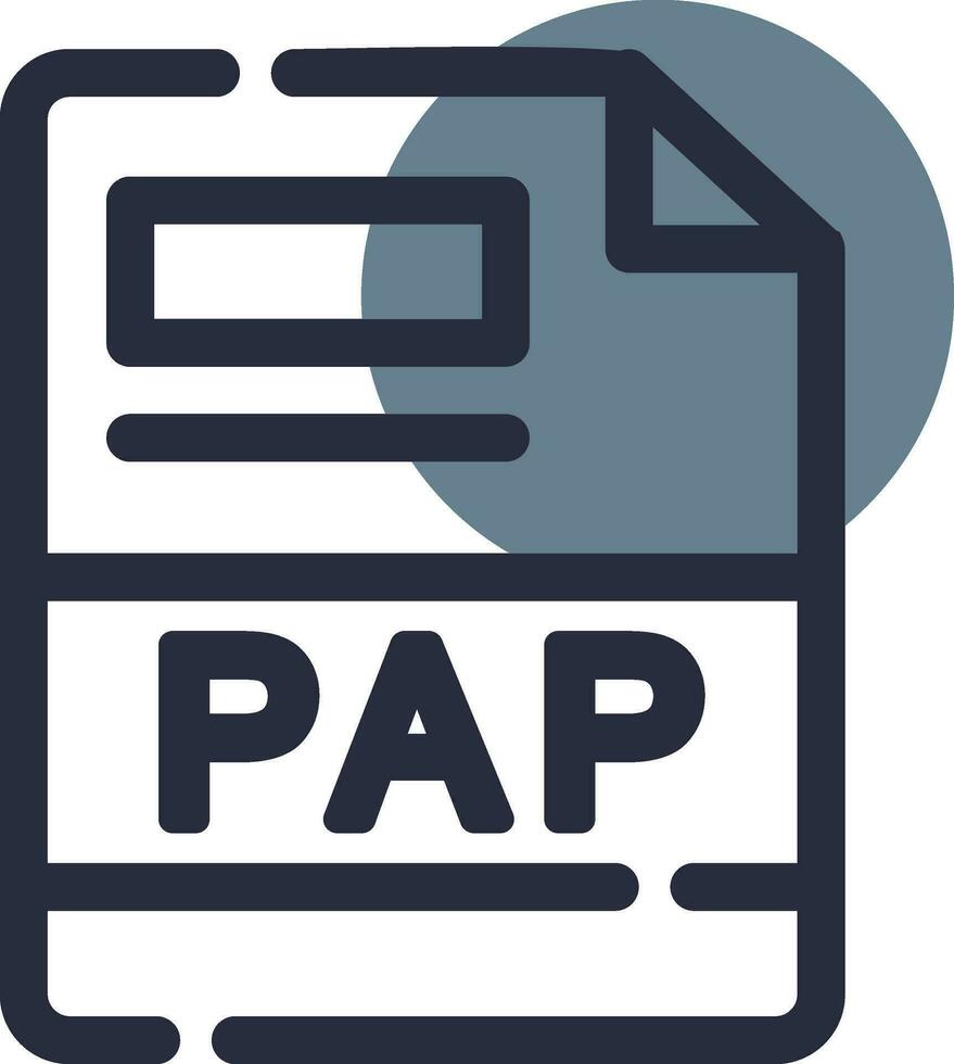PAP Creative Icon Design vector